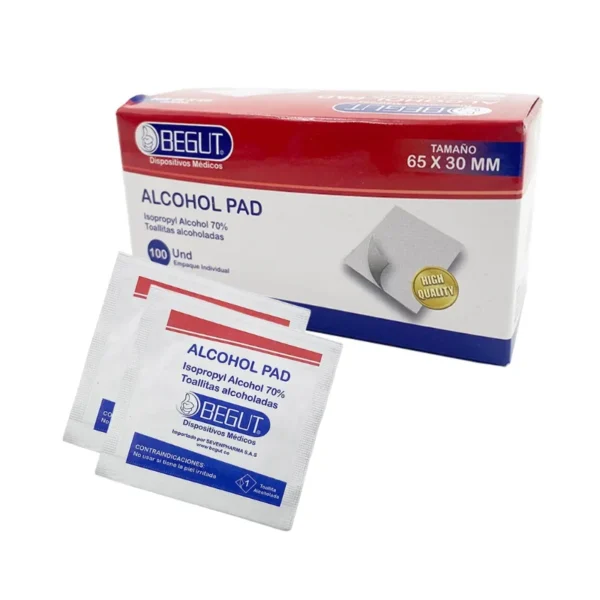 ISOPAÑIN ALCOHOL CAJA X 100